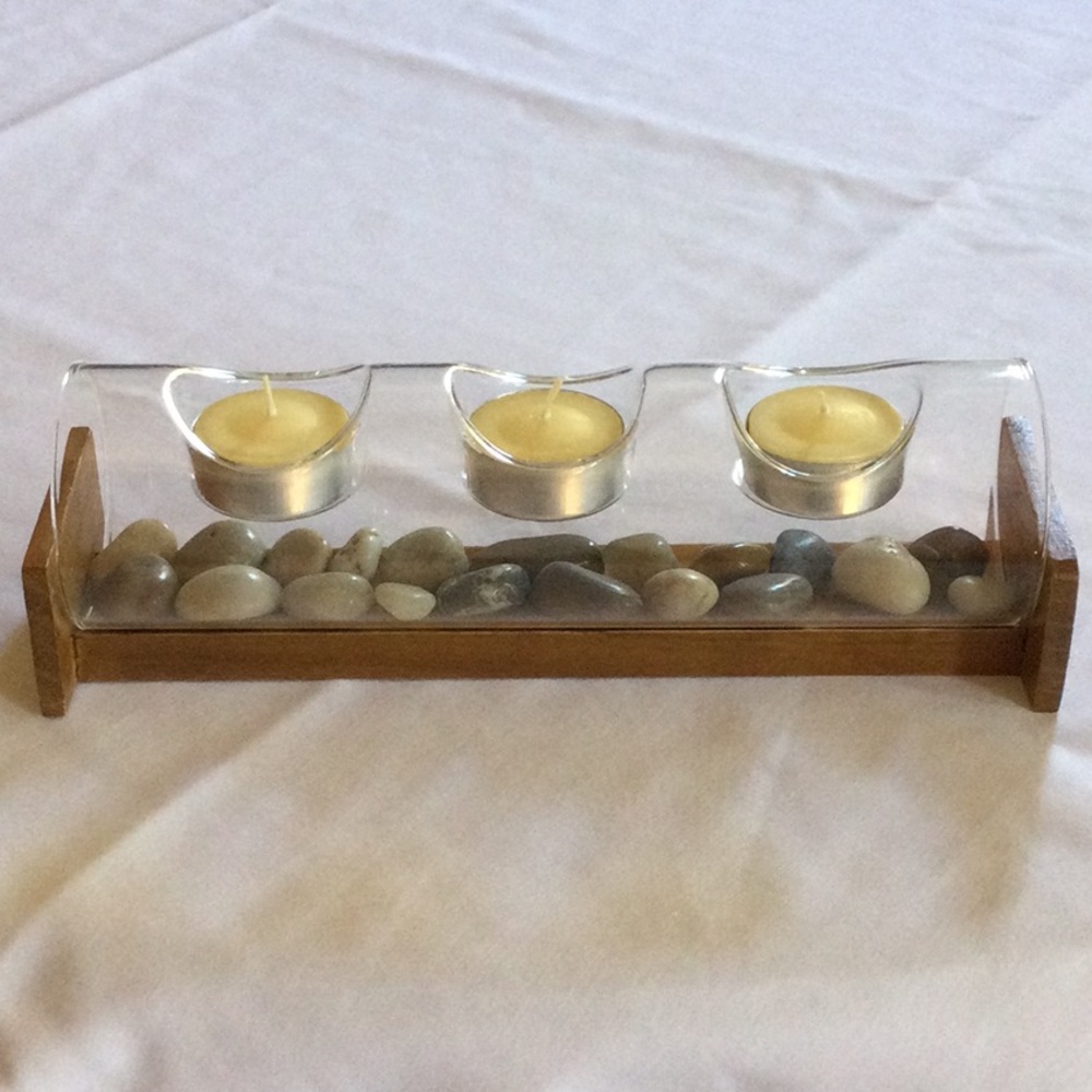 Hollow Glass Floating Candles